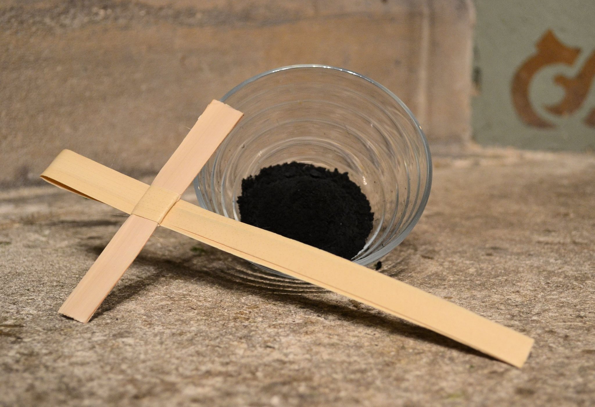 Making Ash for Ash Wednesday