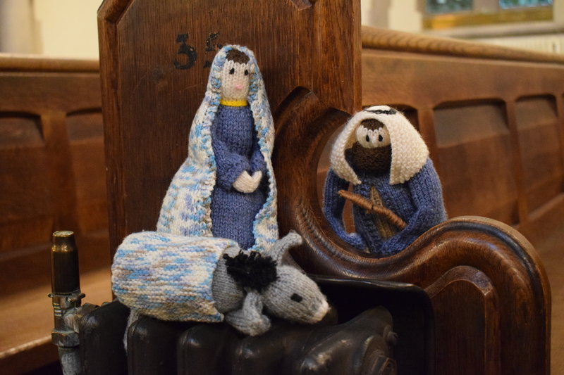 Mary Joseph and Donkey drying out on the radiator