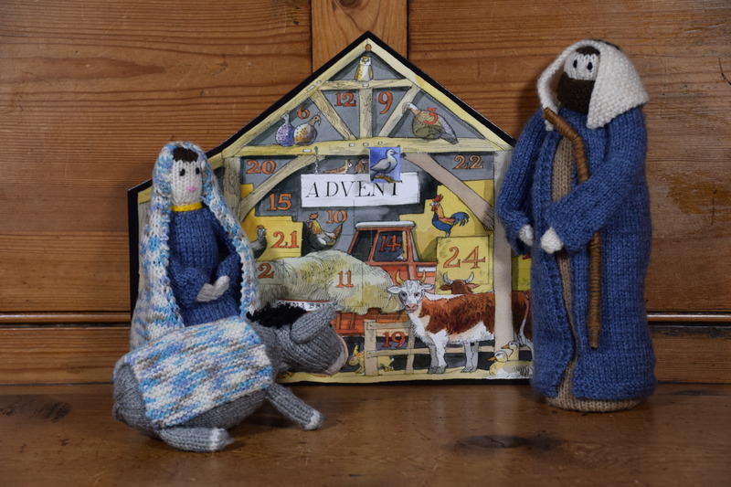 Mary Joseph and Donkey Advent Calendar 1