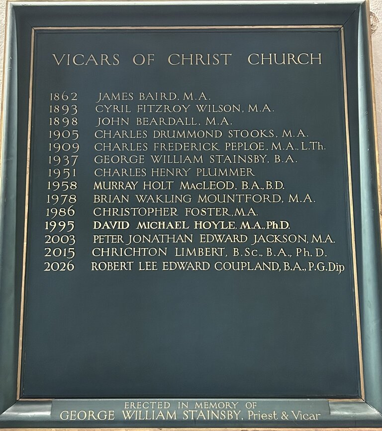 Institution of Fr Robert Coupland