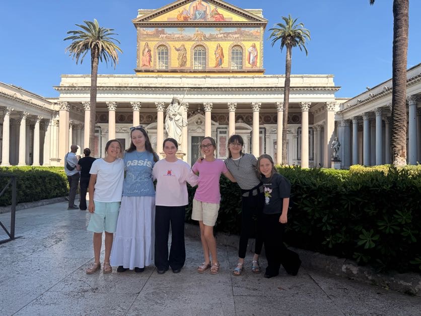 Choristers at the Basilica of St Paul Outside the Walls, Rome