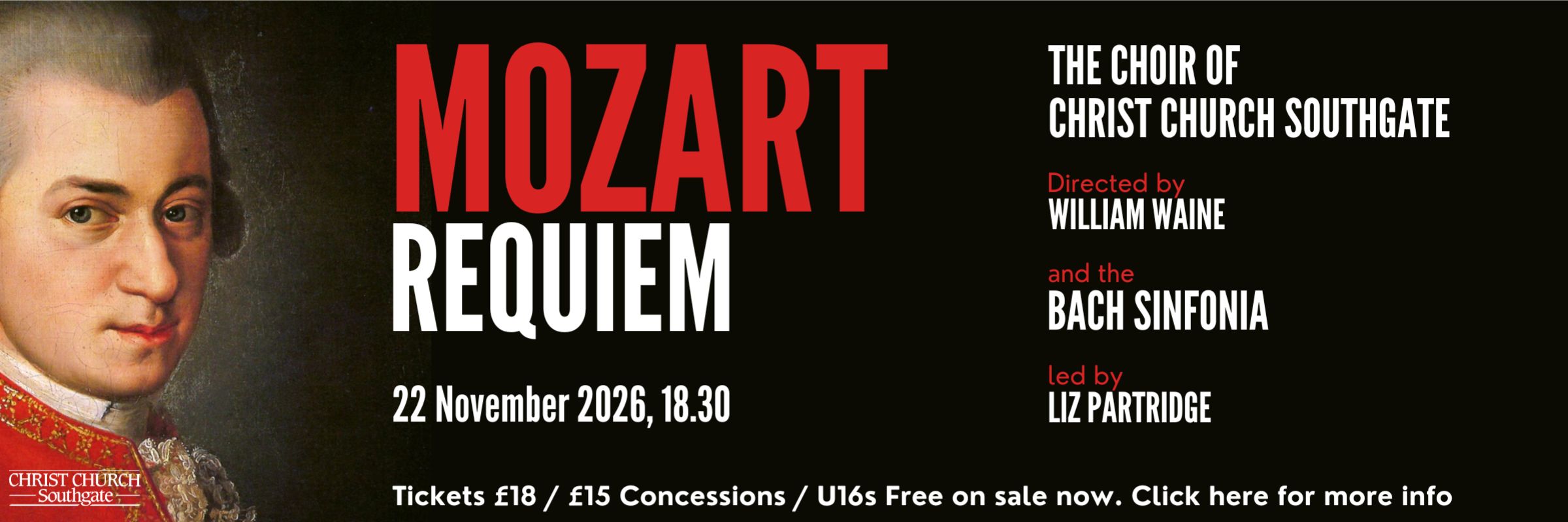 Mozart Requiem Concert 2026 banner