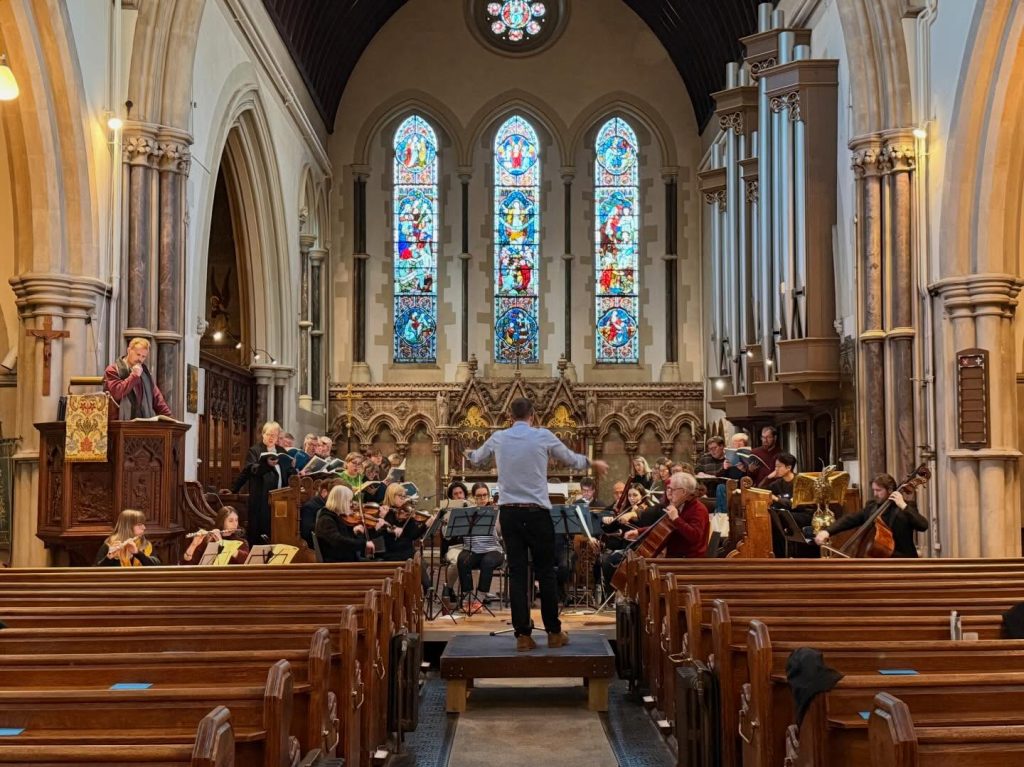 Rehearsals for Bach St John Passion